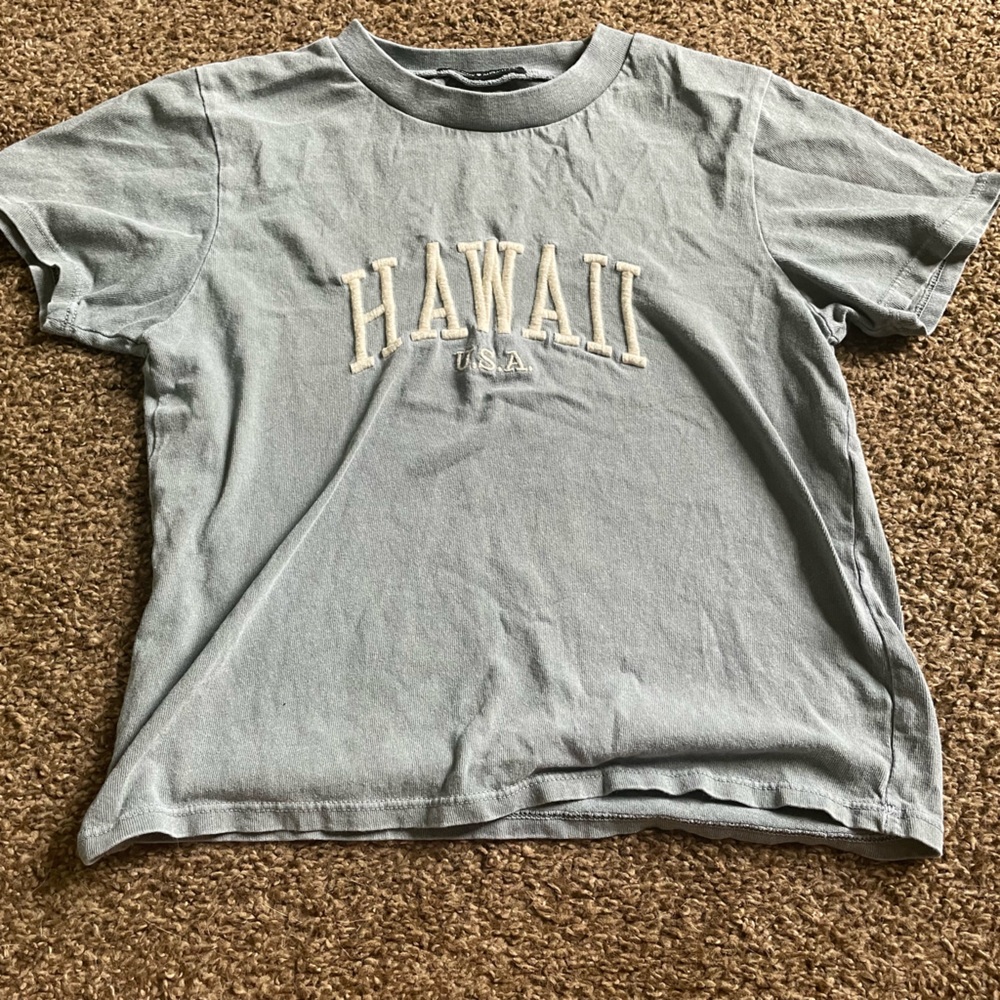 Brandy Melville Green Hawaii Tee